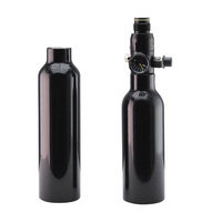 Cylindre de gaz HPA en aluminium portable pour paintball 7CI 9CI 13CI avec régulateur de pression de sortie personnalisé