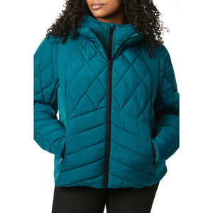 Chaquetas acolchadas con Logo privado para mujer, chaquetas acolchadas hechas de poliéster a prueba de viento - Product Image 5