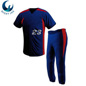 Ensemble de maillots de baseball et softball sublimés personnalisés, uniformes imprimés de haute qualité pour adultes, vêtements de sport grande taille à rotation rapide - Product Image 4
