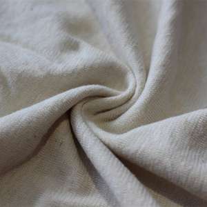 ราคาถูก58% ป่านผ้าฝ้าย42% ผ้าเสื้อเดียวถักผ้าสำหรับผ้าอ้อมผ้า - Product Image 1