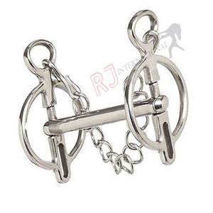 Miniatur kuda baru 2025, mata berkendara Riaz kaliber Intel <span class=keywords><strong>2</strong></span> Slot Liverpool Mullen mulut baja tahan karat - Product Image 1