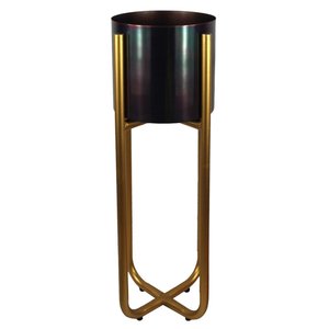 High Quality Golden Iron <b>Planter</b> With <b>Stand</b> in American Style Top Selling <b>Planter</b> for Home and Garden Decoration Manufacturer - Product Image 6