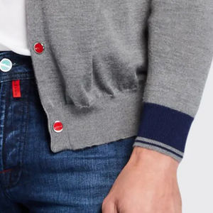 2023 chaquetas de béisbol de lana de algodón para hombre Vintage logotipo personalizado estampado de gran tamaño deporte Casual entrenamiento de talla grande - Product Image 6