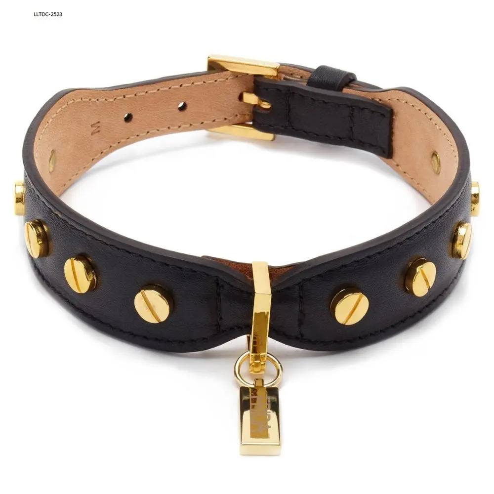 Premium Leather Dog Pet Collar Eco-Friendly Suppliers