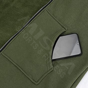 Sudadera con capucha larga con el logotipo del OEM para mujer - Product Image 3