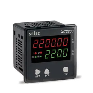 셀렉은 프로그래밍 가능한 카운터 6 자리 카운터 4 자리 비율 표시기 XC2200-CE