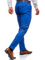Nouveau pantalon chino élégant et stylé pour homme, coupe skinny, décontracté, extensible, taille mi-haute, 98% coton, 2% élasthanne, design personnalisé