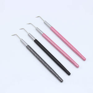 Pinces à épiler professionnelles en acier inoxydable pour extensions de cils, pointe pointue, pour cils volumineux, tailles 12-14 cm, personnalisées - Product Image 4