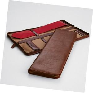 Étui à cravates en cuir véritable de grande capacité, nouveau Design 2022, offre spéciale - Product Image 1