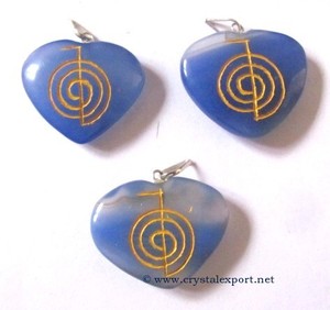 จี้หัวใจ chelcydony ONYX choko reiki: chelcydony ONYX choko choko chiki - Product Image 1