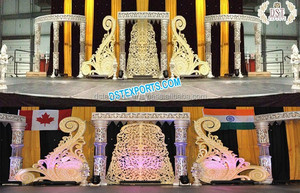 Décoration de scène Paisley de mariage Exclusive, présentoir, nouveau Design de cérémonie de mariage, Style ouvert - Product Image 2