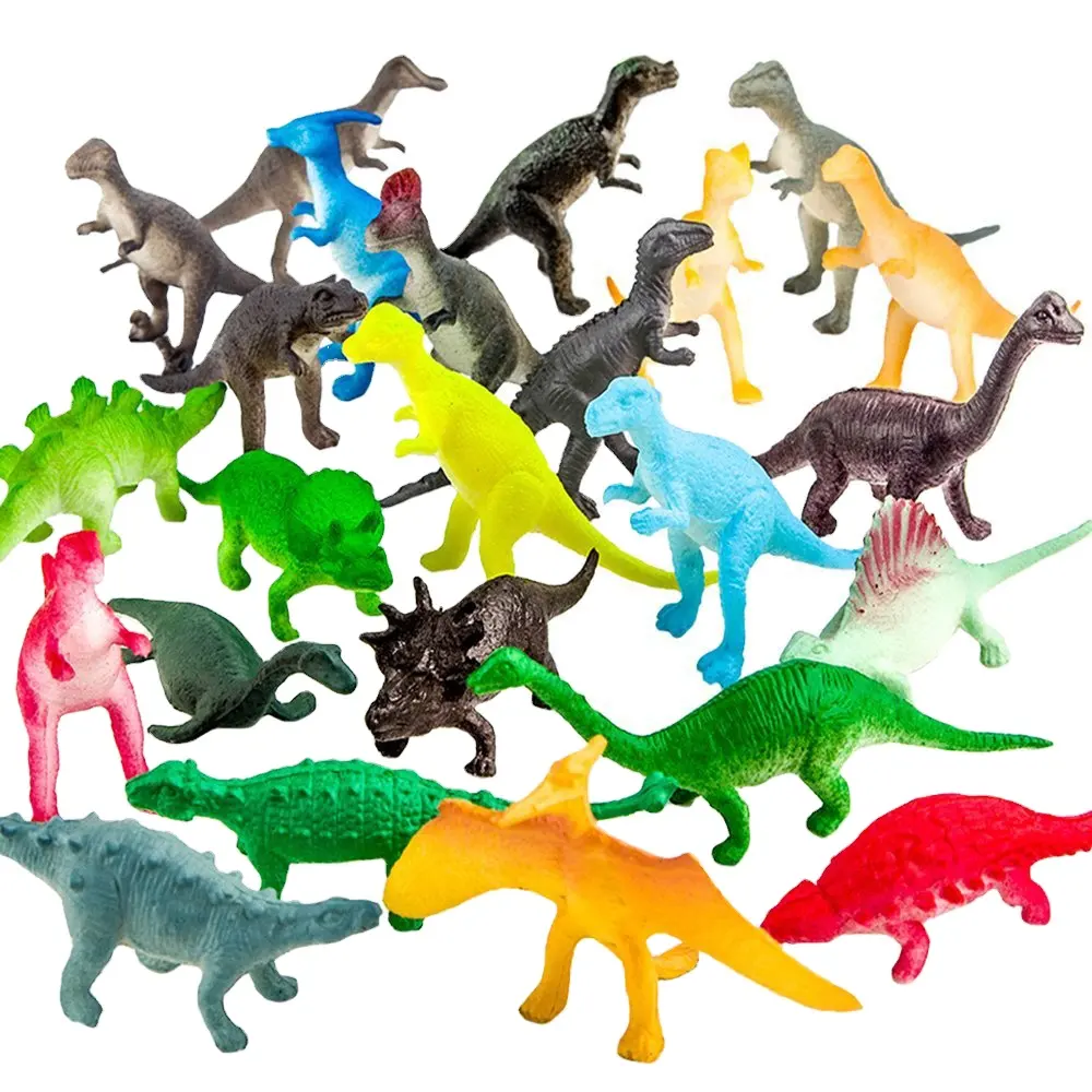 Diverse Vinyl Plastic Figuur Mini Dinosaurus Speelgoed Set Voor Dino Party Cupcake Toppers