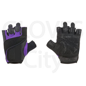Guantes de cuero de entrenamiento de gimnasio para Mujer de Medio dedo de la mejor clase, logotipo personalizado para levantamiento de pesas, Fitness para guantes City Sialkot - Product Image 2