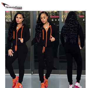 Customized Logo 2024 Zip Women <b>Jogger</b> <b>Sets</b> <b>Matching</b> High Quality 2024 Women's Jumpsuits Jump Suits for Women Hot Sale Products - Product Image 3