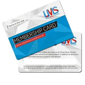 CT-086 Wholesales customized plastic loyalty card printing