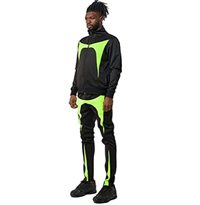 Venom-ropa de correr para hombre, rompevientos con cuello frontal completo y cremallera, conjunto de 2 piezas, chándal deportivo con cremallera - Product Image 2