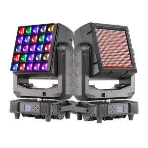 כפול-פנים 40W * 25pcs LED Beam מטריקס נע אורות 576x0.5w LED strobe אורות עבור הכנסייה שלב תאורה