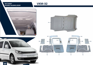 Meilleures ventes VKM Plastik Premium Caddy Trim Set Accessoires intérieurs Spécialement autorisé Conception IP Multicolore - Product Image 3