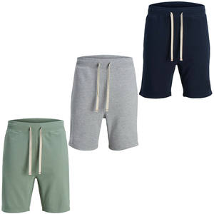 OEM-pantalones cortos personalizados para hombre, de algodón 100%, color gris, liso, con estampado, para el verano - Product Image 2