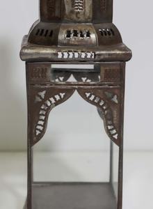 Linterna de vela de cristal transparente de Metal cuadrado morisco marroquí hecha a mano nueva de la mejor calidad para decoración navideña de alta calidad - Product Image 4