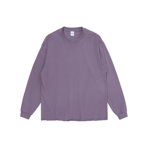 Großhandel <span class=keywords><strong>Custom</strong></span> 100% Baumwolle Langarm Blank T-Shirt 200 Gramm Jersey Stoff Solid Pattern High Street Digitaldruck - Product Image 5