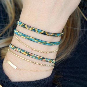 High Quality Handmade Miyuki Dainty <b>Beaded</b> <b>Bracelet</b> - Product Image 1