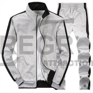 Wholesale OEM Fitted Sweatsuit Tracksuit Zipper Hoodies <b>Jogging</b> Men Jogger Track Suit - Product Image 3