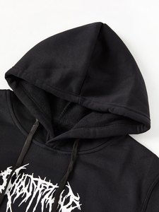 Sudadera con capucha para hombre, prenda deportiva con estampado de demonio gótico - Product Image 4