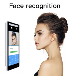 Nube IP66 impermeable pantalla táctil de 8 pulgadas Android 11 reconocimiento facial control de acceso video intercomunicador apartamento video puerta teléfono