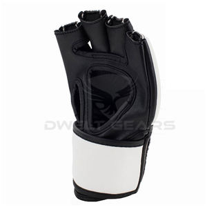 Nueva llegada Unisex MMA medio dedo guantes de cuero de calidad superior para gimnasio Fitness entrenamiento diferentes tamaños disponibles hecho - Product Image 6