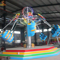Équipement de fête foraine palpitant, tir aérien, doubles chaises volantes, manèges en spirale à jet, à vendre