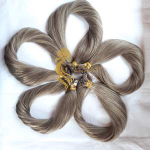 Extensiones de cabello humano virgen Remy de alta calidad, máquina de tejer, trama doble, 15cm-100cm, origen vietnamita - Product Image 5