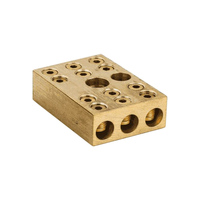Pièces de terminaison AWG en alliage de cuivre MS pour éclairage et mise à la terre, et accessoires de fixation de piquet de terre à boulon en U, personnalisés pour PCB OEM