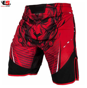Pantalones cortos de boxeo sublimados con logotipo personalizado MMA al mejor precio al por mayor, ropa de lucha para entrenamiento físico para artes marciales, servicio OEM - Product Image 3