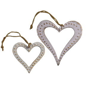 Adorno de Metal de diseño decorativo para el hogar, adorno en forma de corazón con Metal de aluminio de calidad estándar, diseño de decoración para sala de estar - Product Image 4