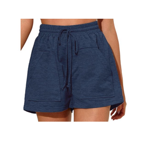 Short Sweat-shirt élégant pour femmes, short de course, couleur bleu clair et foncé, de qualité supérieure, disponible au Pakistan, pour le prix en gros - Product Image 1