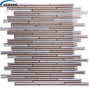 Nuovo tipo di vendita bene in alluminio oro argento di alluminio di <span class=keywords><strong>rame</strong></span> mosaico di piastrelle in acciaio - Product Image 3