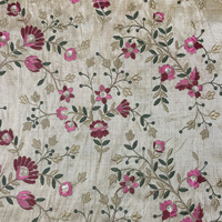 Beau tissu de polyester de broderie florale pour la technique tissée simple de filles-pour les vêtements et l'ameublement des garçons-vente directe
