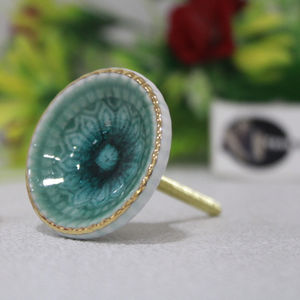 Marrakech Ceramic Knobs for Door Dresser Drawer <b>Cabinet</b> Living Room Furniture Decoration Knobs at Best Price Exporter - Product Image 1