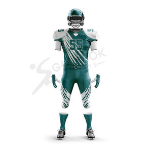 Uniformes de Football américain, au Design personnalisé pour hommes, maillots respirants et amortissant, à séchage rapide, vente en gros - Product Image 6