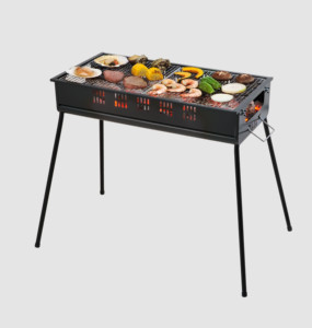 Barbacoa de carbón al aire libre, estufa de acero, fácil de montar, portátil - Product Image 3