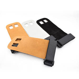 Empuñaduras de cuero para gimnasia personalizadas, protectores de Palma de cuero, para levantamiento de pesas - Product Image 5