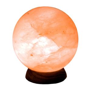 Lámpara de Sal Blanca de Cristal Tallado en Forma de Globo de 8 Pulgadas, de Alta Calidad y Artesanía, con Tema de Ángel, de Pink Salt-Sian Enterprises - Product Image 1