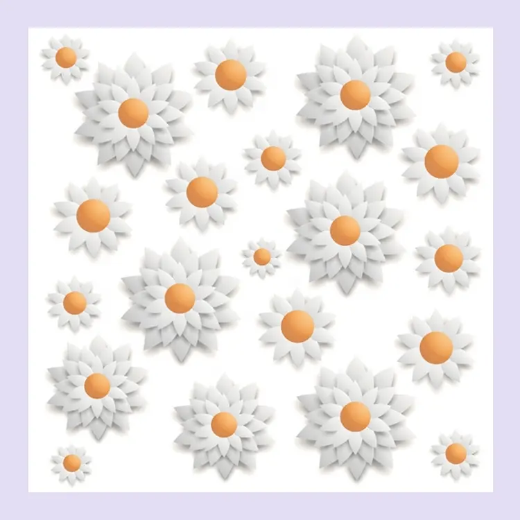 Azulejos de porcelana de Diseño Digital, azulejos de arte de la mejor calidad, 24x24, perla, flor, naranja, puntos, cerámica, 60x60, 600x600