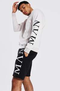 Unisex Waffle Knit transpirable verano Casual manga larga Top y pantalones cortos pulóver Streetwear conjunto con bolsillos - Product Image 6