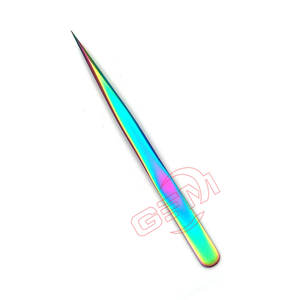 Pinzas Profesionales para Extensión de Pestañas de Acero Inoxidable Ligeras, Duraderas y Reutilizables, Venta al por Mayor - Product Image 1