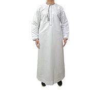 Thobe de vêtements islamiques pour hommes avec conception vierge thobes de haute qualité thobes pour hommes