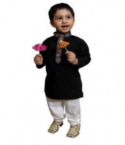 Salwar Kameez de Algodón y Lino para Bebés y Niños - Color Personalizado, Shalwar Kameez Musulmán - Product Image 2