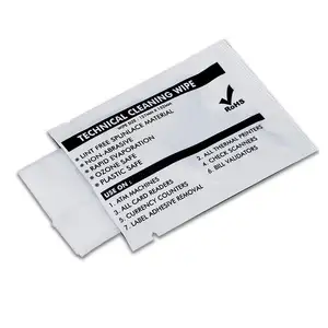 Premium lint free and static free printhead cleaning wipes