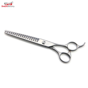 7 inch 6cr thép lên cong Pet Dog grooming mỏng kéo động vật nhỏ mèo kéo tóc loại bỏ công cụ trong Hộp bao bì - Product Image 2